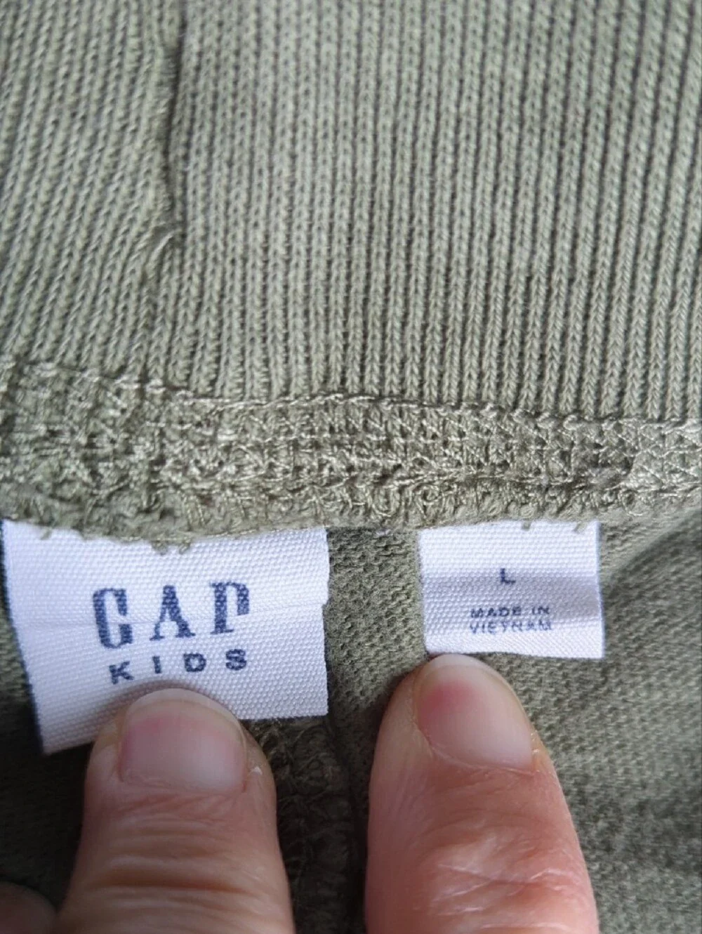 GAP Olive Green Boys Shorts Drawstring Size Large California